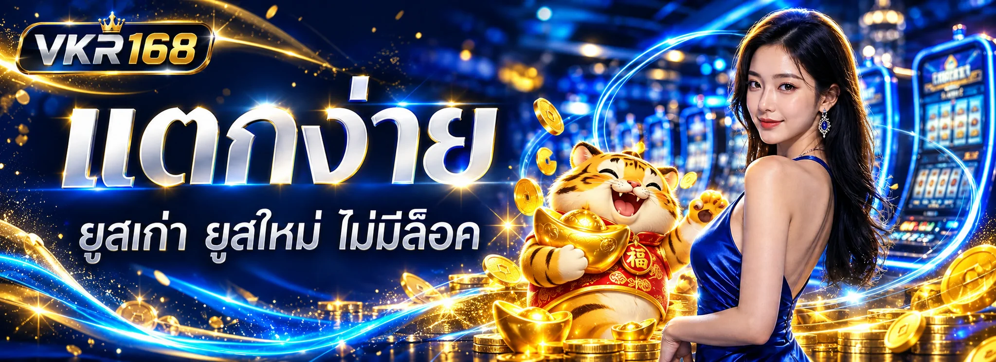 แบนเนอร์ VKR168 สล็อตแตกง่ายโทนฟ้าทอง